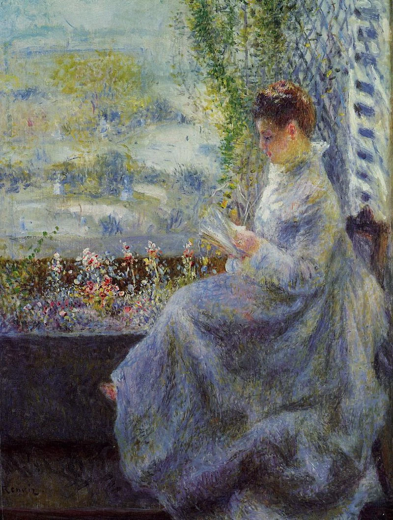 La signora Chocquet in lettura - 1876